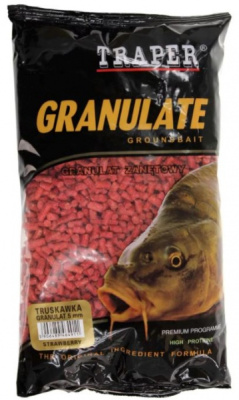 Приманка Traper Granulat Truskawka 5мм 1кг